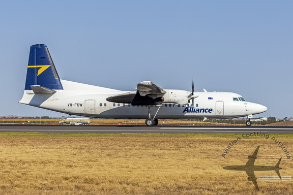 Alliance Airlines (VH-FKW) Fokker 50