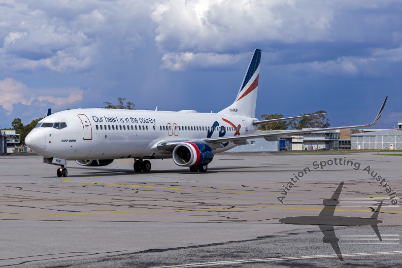 Virgin Australia (VH-RQP) Boeing 737-8FE(WL), in former Rex Airlines livery